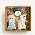 Подарунковий набір фігурних бомбочок Snow Fairy Box: зимова героїня, сніговий друг та флакон солі